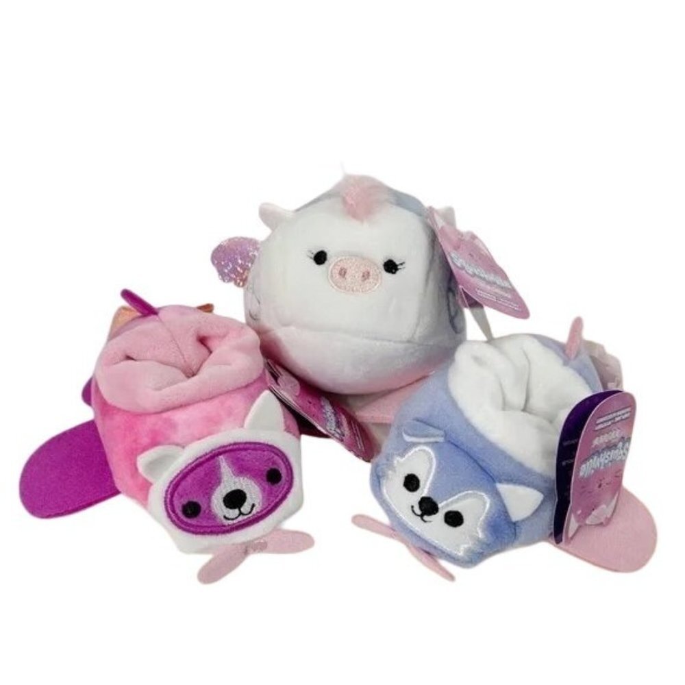 NWT 3 Squishmallows Swishville Plushes